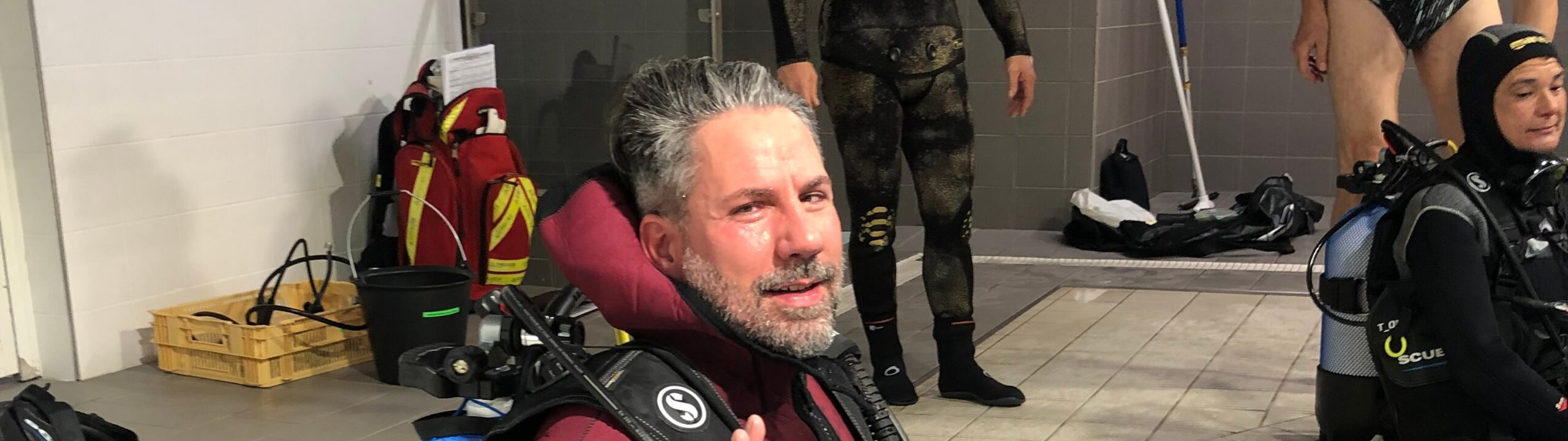 Premiére séance de fosse plongée pour les prétendants au Niveau 1